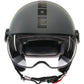 Casco Jet MomoDesign FGTR Classic Mono - Grigio Opaco/Nero - E2206