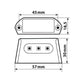 Luce Targa Lampa A-Ion 3 Led SMD 12V