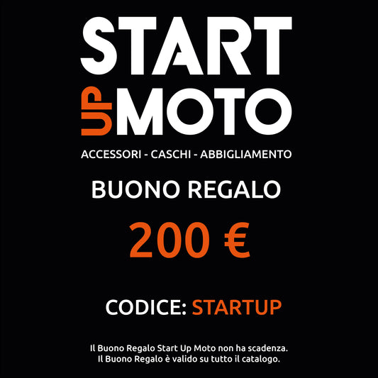 Start Up Moto Buono Regalo 200 €