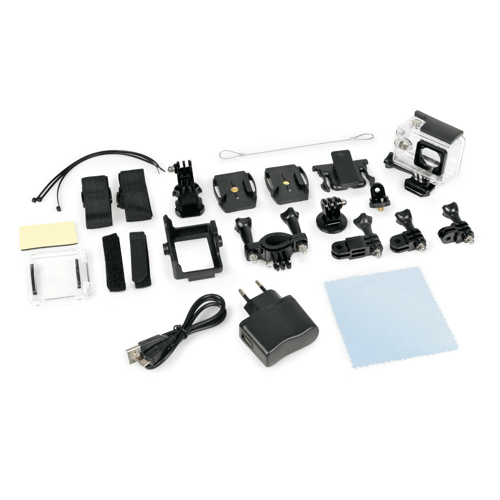 Action Cam Plus Telecamera Sportiva 1080p + Wifi + Kit Accessori