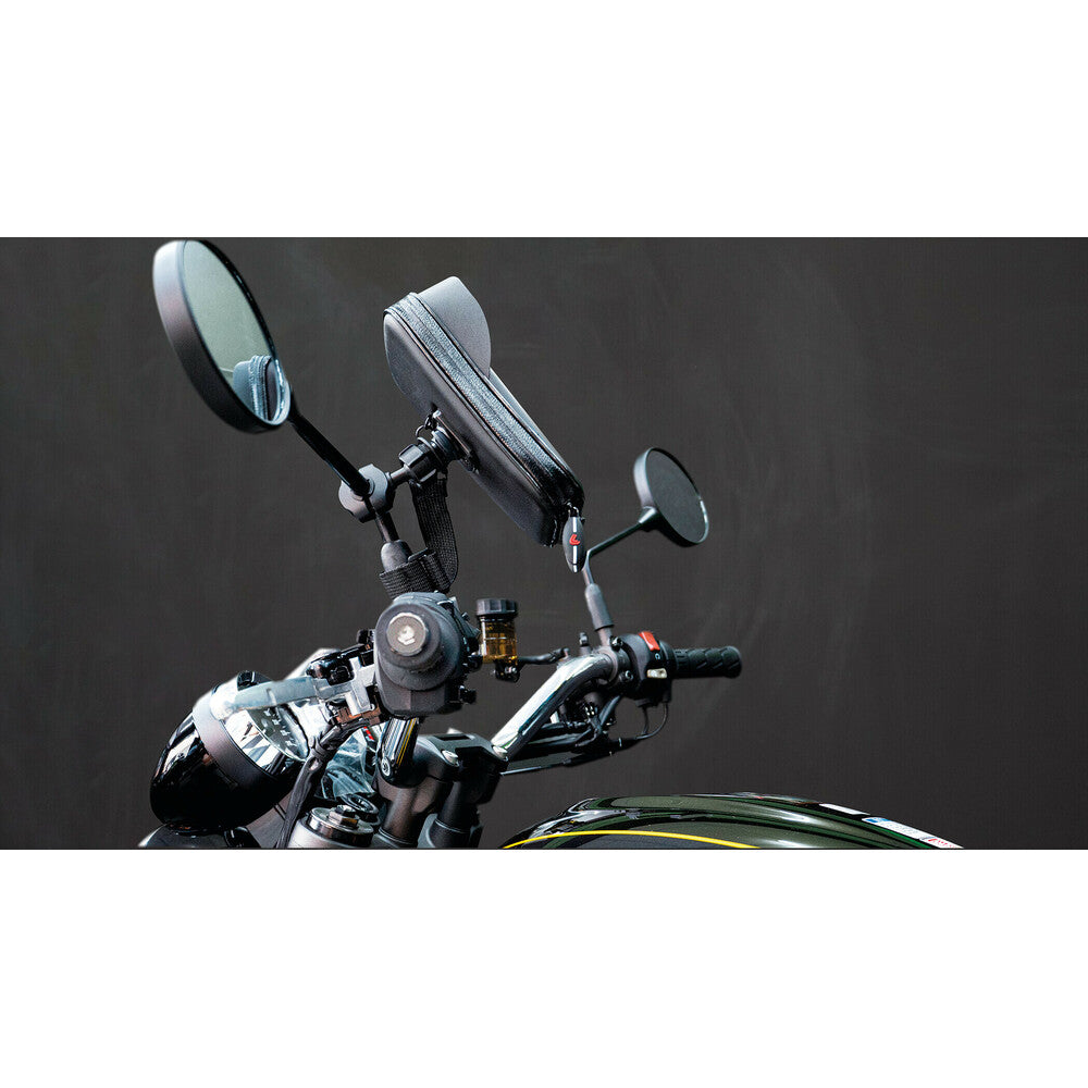 Phone Holder Support With Mirrors/Crosspieces Attachment - Titan Bar