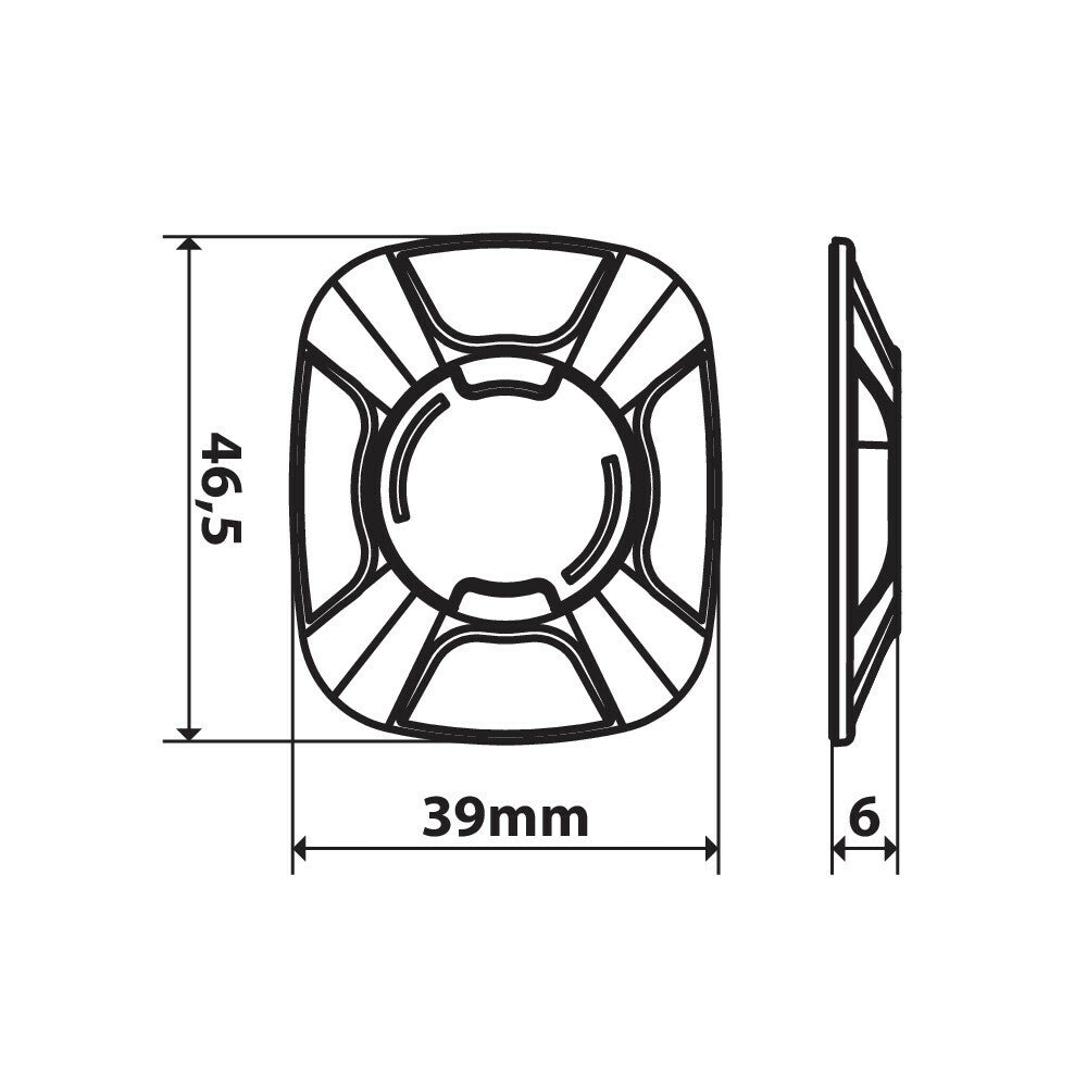 Optiline Adhesive Systems Adapter For Smartphone or Cover